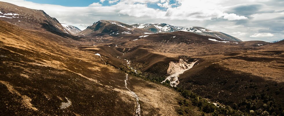 Aerial View of the Cairngorms
